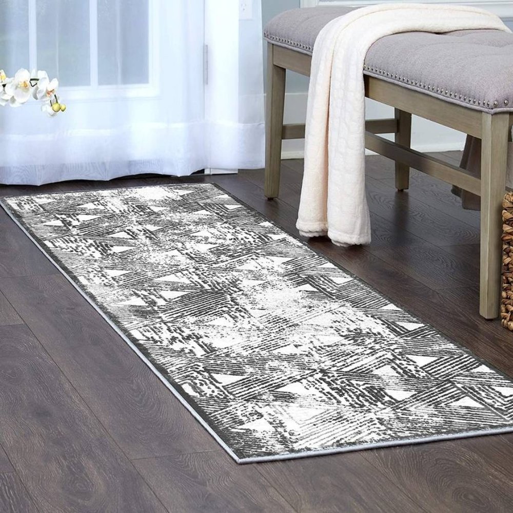 Home Dynamix Kenmare Carolina Rug, 2'2"x7'2", Gray